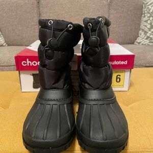 Chooka Women's Nylon Puffer Snow Boot Black Size 6 S0054.04